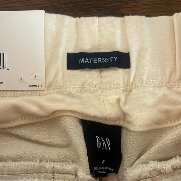 Gap Maternity Stretch Straight Crop Pants Size 8 New With Tag - Picture 8 of 12